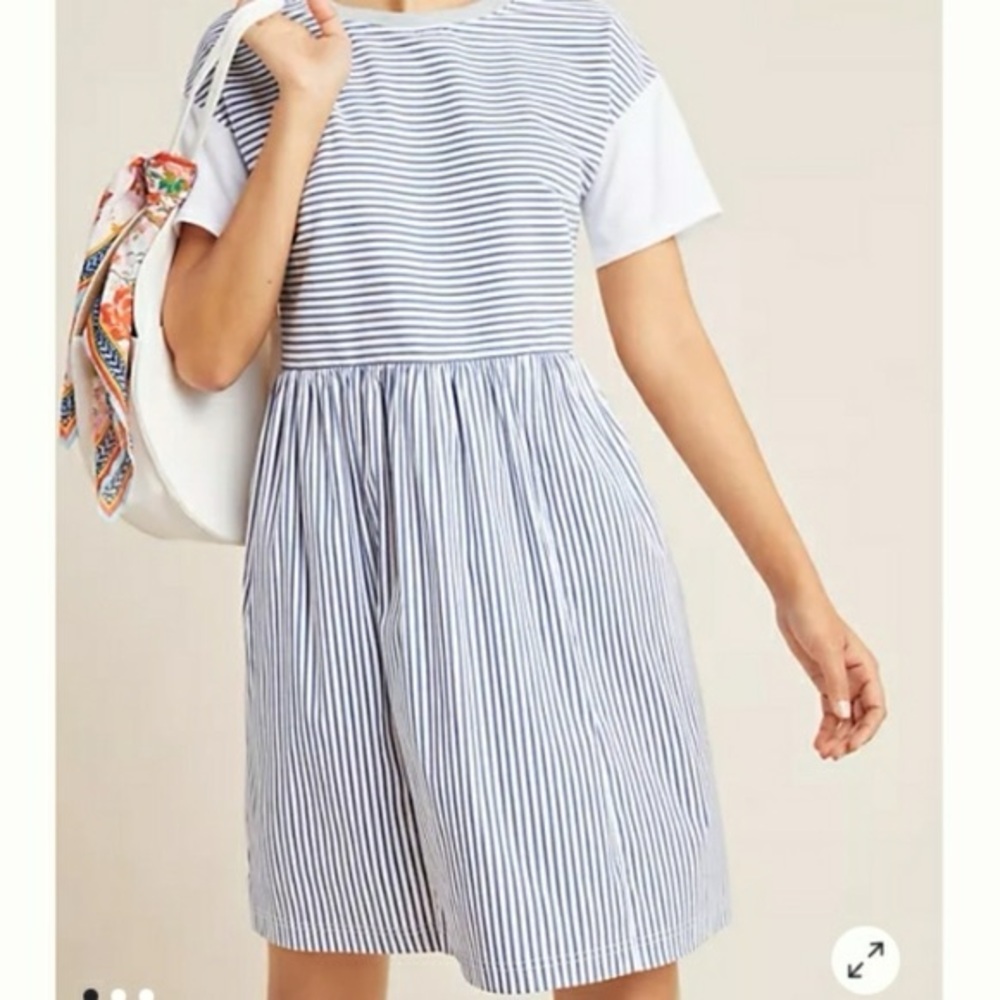 Anthropologie Sunday Striped Dress